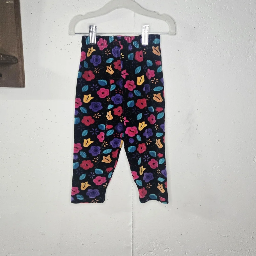 Vintage Gymboree Multicolor Floral Leggings